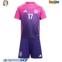 Maglie da calcio Germania Florian Wirtz #17 Seconda Maglia Bambino Europei 2024 Manica Corta (+ Pantaloni corti)